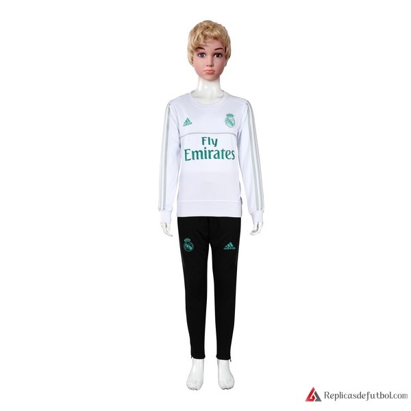 Chandal Real Madrid Niño 2017-2018 Blanco